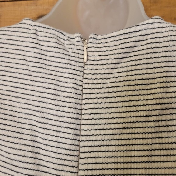 Freeway junior girl cream and black stripped dress size medium - Picture 7 of 9